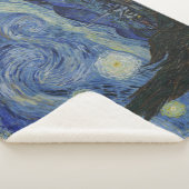 Couverture Sherpa Starry Night Vincent van Gogh Art Peinture (3/4)