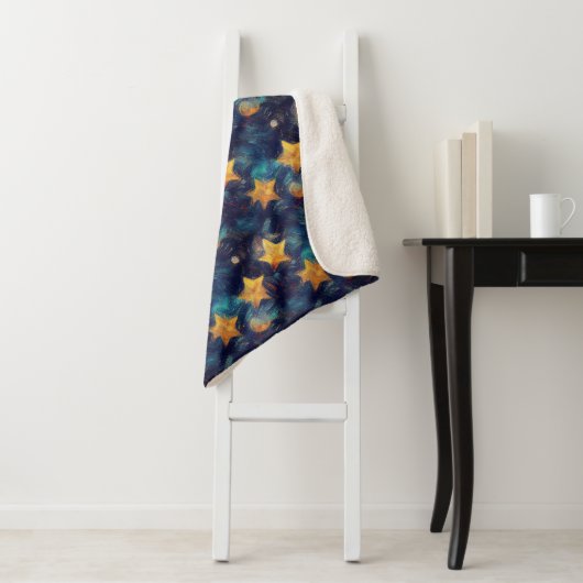 Couverture Sherpa Starry Sky (En situation)