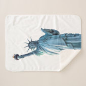 Couverture Sherpa Statue de la liberté (Devant (Horizontal))