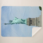 Couverture Sherpa Statue de la Liberté (Devant (Horizontal))