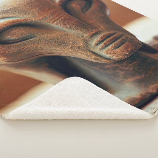 Couverture Sherpa Statue de l'Alien antique (3/4)