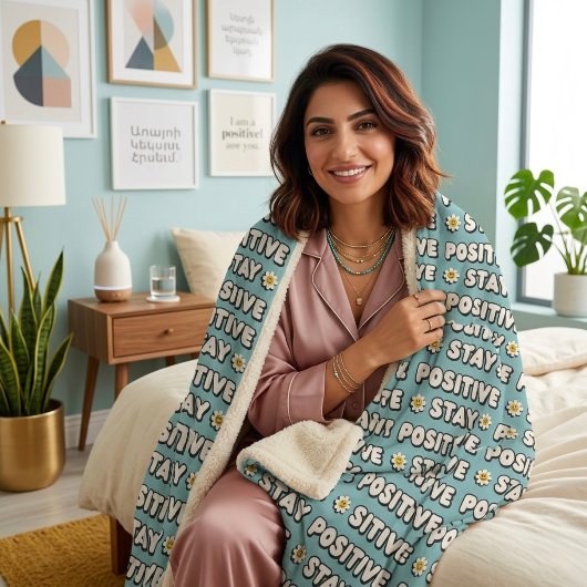 Couverture Sherpa Stay Positive