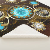 Couverture Sherpa Steampunk Rusty Background (3/4)