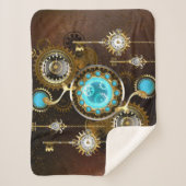 Couverture Sherpa Steampunk Rusty Background (Devant)