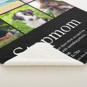 Couverture Sherpa Stepmaman Bonus Maman Définition Collage Photo (3/4)