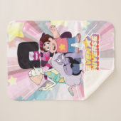 Couverture Sherpa Steven Universe | Crystal Gem Group Huddle (Devant (Horizontal))