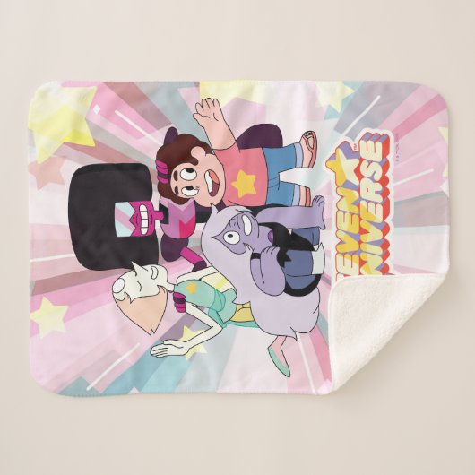Couverture Sherpa Steven Universe | Crystal Gem Group Huddle (Devant (Horizontal))