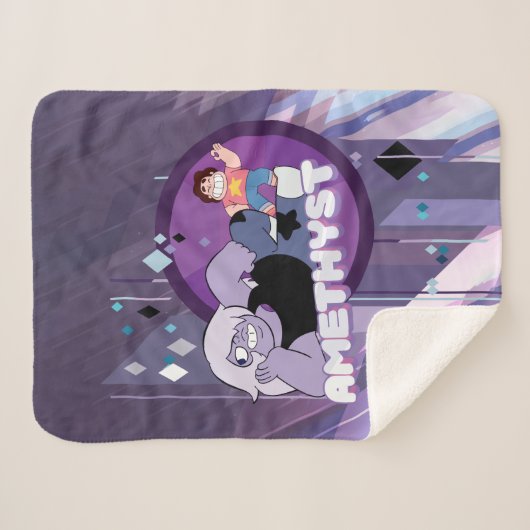 Couverture Sherpa Steven Universe | Graphique de caractères d'améthy (Devant (Horizontal))