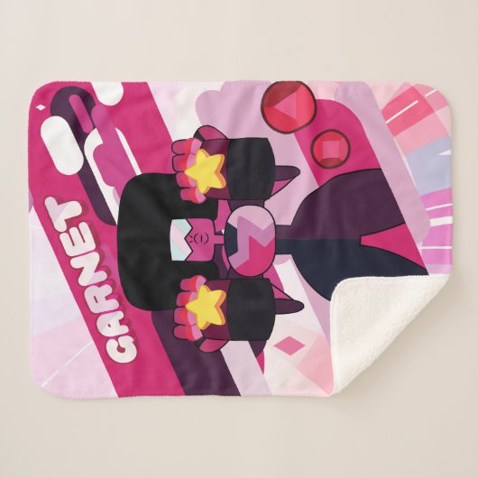 Couverture Sherpa Steven Universe | Graphique de caractères Garnet (Devant (Horizontal))