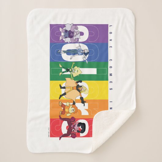 Couverture Sherpa Steven Universe - L'Amour Arrive Dans Toutes Les C (Devant)
