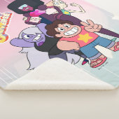 Couverture Sherpa Steven Universe | Pose du groupe Crystal Gem (3/4)