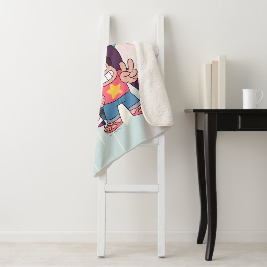 Couverture Sherpa Steven Universe | Pose du groupe Crystal Gem (En situation)