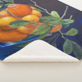 Couverture Sherpa Still Life with Lemons and Orange Branch (3/4)