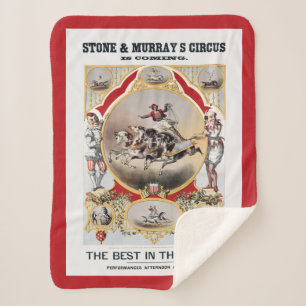 Couverture Sherpa Stone & Murray's Circus, Circa 1870.