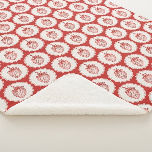 Couverture Sherpa Strawberry (3/4)