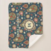 Couverture Sherpa Strawberry Paisley Pattern Sherpa Blanket (Devant)