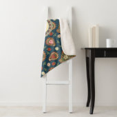 Couverture Sherpa Strawberry Paisley Pattern Sherpa Blanket (En situation)