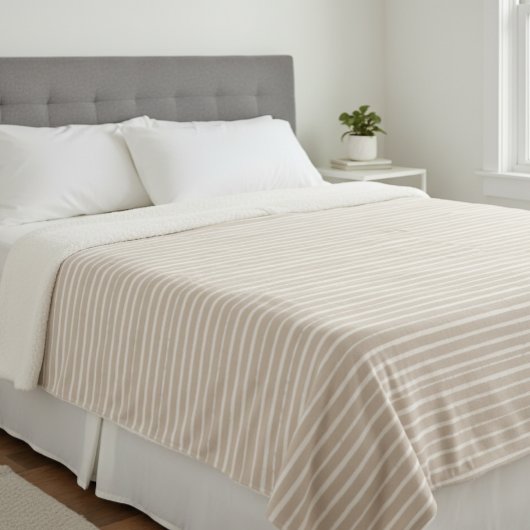 Couverture Sherpa Striped blanket