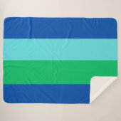 Couverture Sherpa striped blanket for kids (Devant (Horizontal))