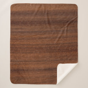 Couverture Sherpa Structure du grain de bois de texture