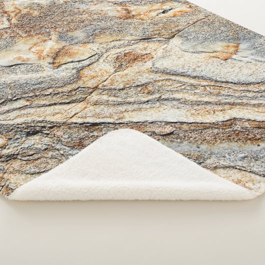 Couverture Sherpa Structure en marbre texture arrière - plan (3/4)