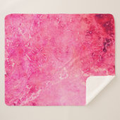 Couverture Sherpa Structures roses faites en manuel sur un papier pe (Devant (Horizontal))