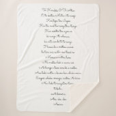 COUVERTURE SHERPA STYLE BLANKET ART ET DESIGN (Devant)