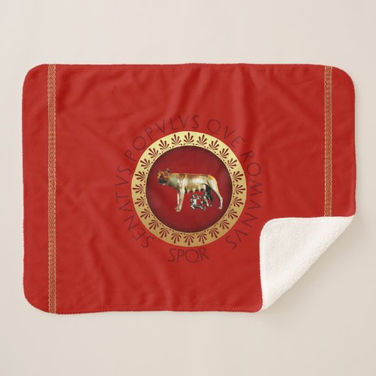 Couverture Sherpa Style d'empire romain (Devant (Horizontal))