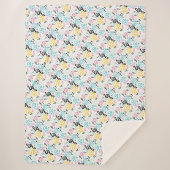 Couverture Sherpa Style des années 90 Clef Treble / Notes musicales (Devant)