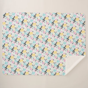 Couverture Sherpa Style des années 90 Clef Treble / Notes musicales