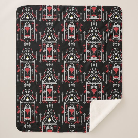 Couverture Sherpa Style mode gothique (Devant)
