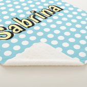 Couverture Sherpa Style Polka dot cinties (3/4)