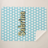 Couverture Sherpa Style Polka dot cinties (Devant (Horizontal))