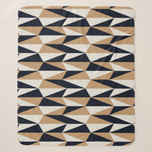 Couverture Sherpa Style rétro : Motif Vintage transparent