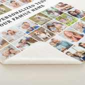Couverture Sherpa Stylish Custom 36 Photo Collage Modern Family (3/4)