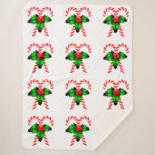 Couverture Sherpa Sucres de canne Et Blanche Holly Sherpa (Devant)