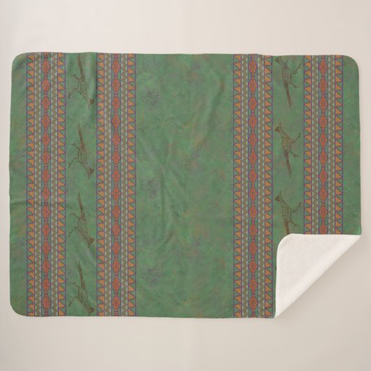 Couverture Sherpa Sud-ouest Roadrunner Sagebrush Green (Devant (Horizontal))