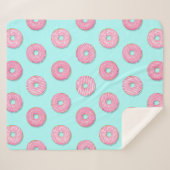 Couverture Sherpa Sugar Sweet Pink Glazed Donuts (Devant (Horizontal))