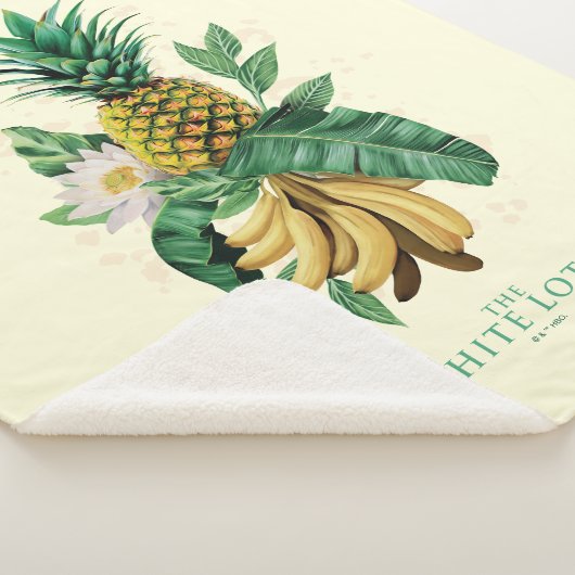 Couverture Sherpa Suite ananas au White Lotus (3/4)