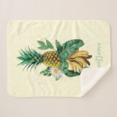 Couverture Sherpa Suite ananas au White Lotus (Devant (Horizontal))