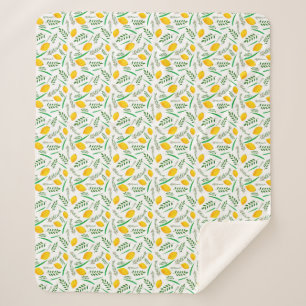 Couverture Sherpa Sukkah, sukkot, Etrog, les jours de saint juifs, s