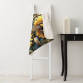 Couverture Sherpa Sunflower Bee Dreamcatcher, (En situation)
