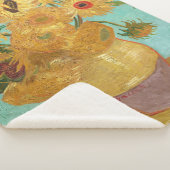 Couverture Sherpa Sunflowers Vincent van Gogh (3/4)