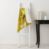 Couverture Sherpa Sunflowers Vincent van Gogh (En situation)