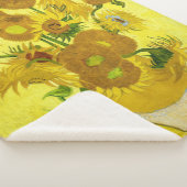 Couverture Sherpa Sunflowers Vincent van Gogh (3/4)