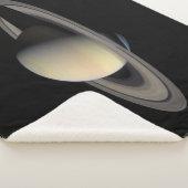 Couverture Sherpa Sunlit Saturn Gas géant Planet par Cassini (3/4)