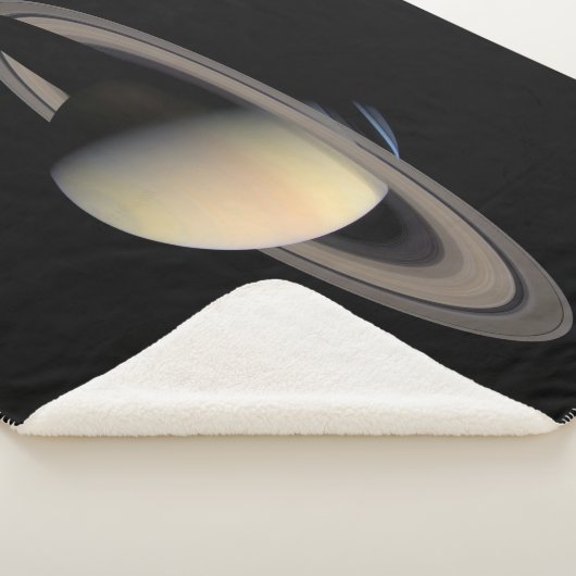 Couverture Sherpa Sunlit Saturn Gas géant Planet par Cassini (3/4)