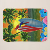 Couverture Sherpa Sunny Beach Surf (Devant (Horizontal))