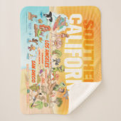 Couverture Sherpa Sunny Southern California Sherpa Blanket (Devant)