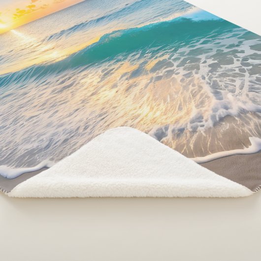Couverture Sherpa Sunset plage (3/4)